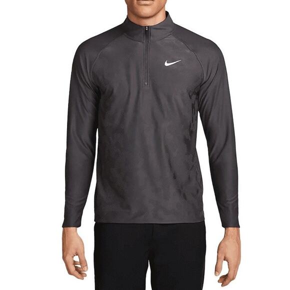 Nike Golf ADV Tour Fit Advantage 1/2 Zip Pullover Mens XL Gray Shirt DR5281 060 - Picture 1 of 6